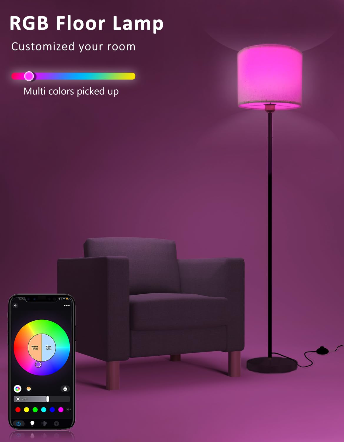 YHW color-changing LED promotes mood lighting and color coordination