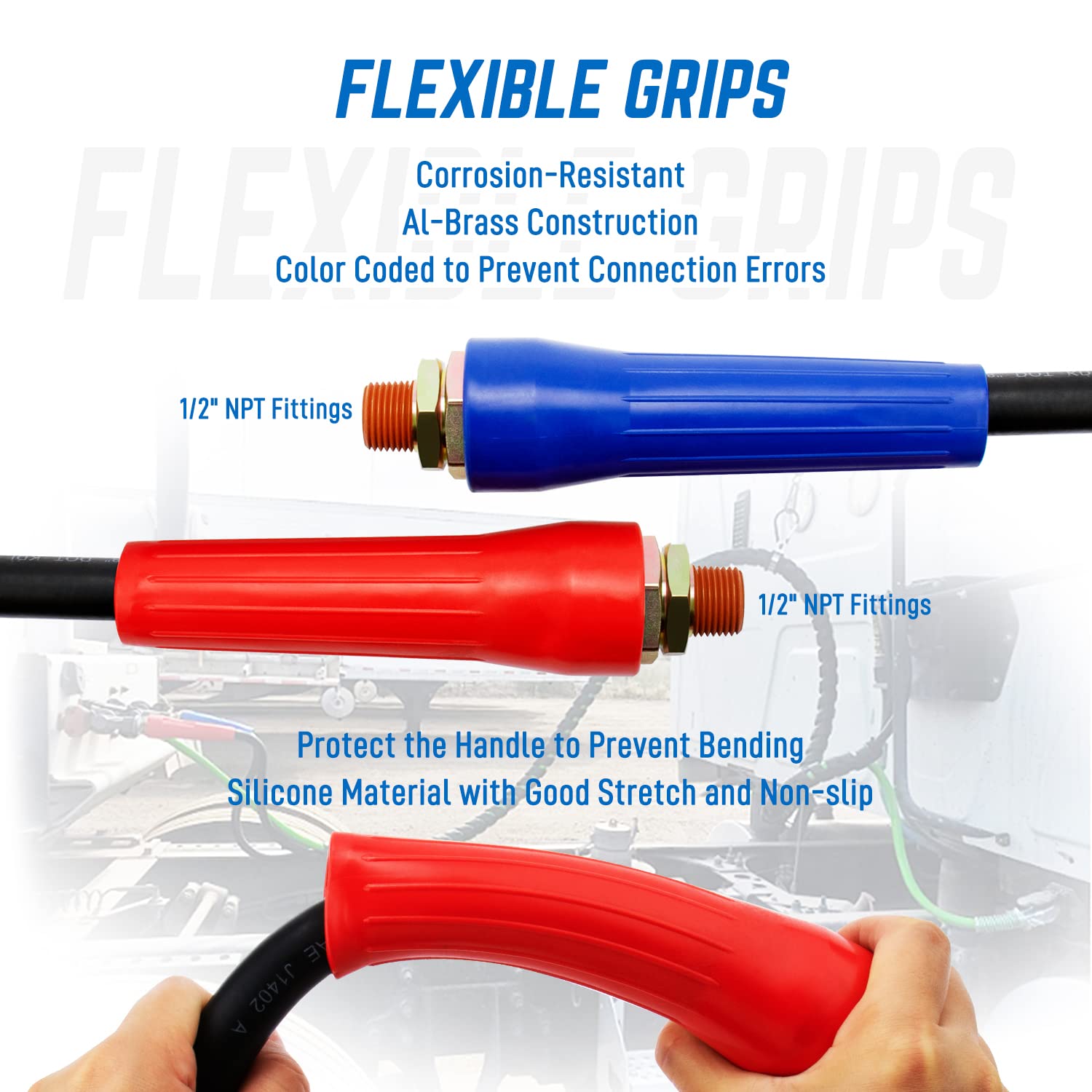 YiaChuii 360° swivel fitting minimizes leaks and simplifies maintenance.