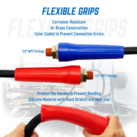 YiaChuii 360° swivel fitting minimizes leaks and simplifies maintenance.