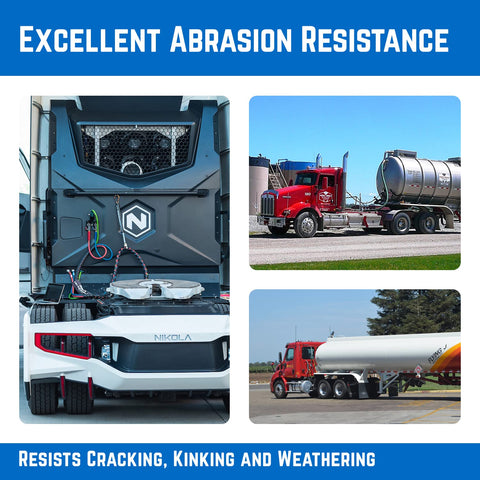 YiaChuii heavy-duty air line in use on trailers and trucks for demanding environments.