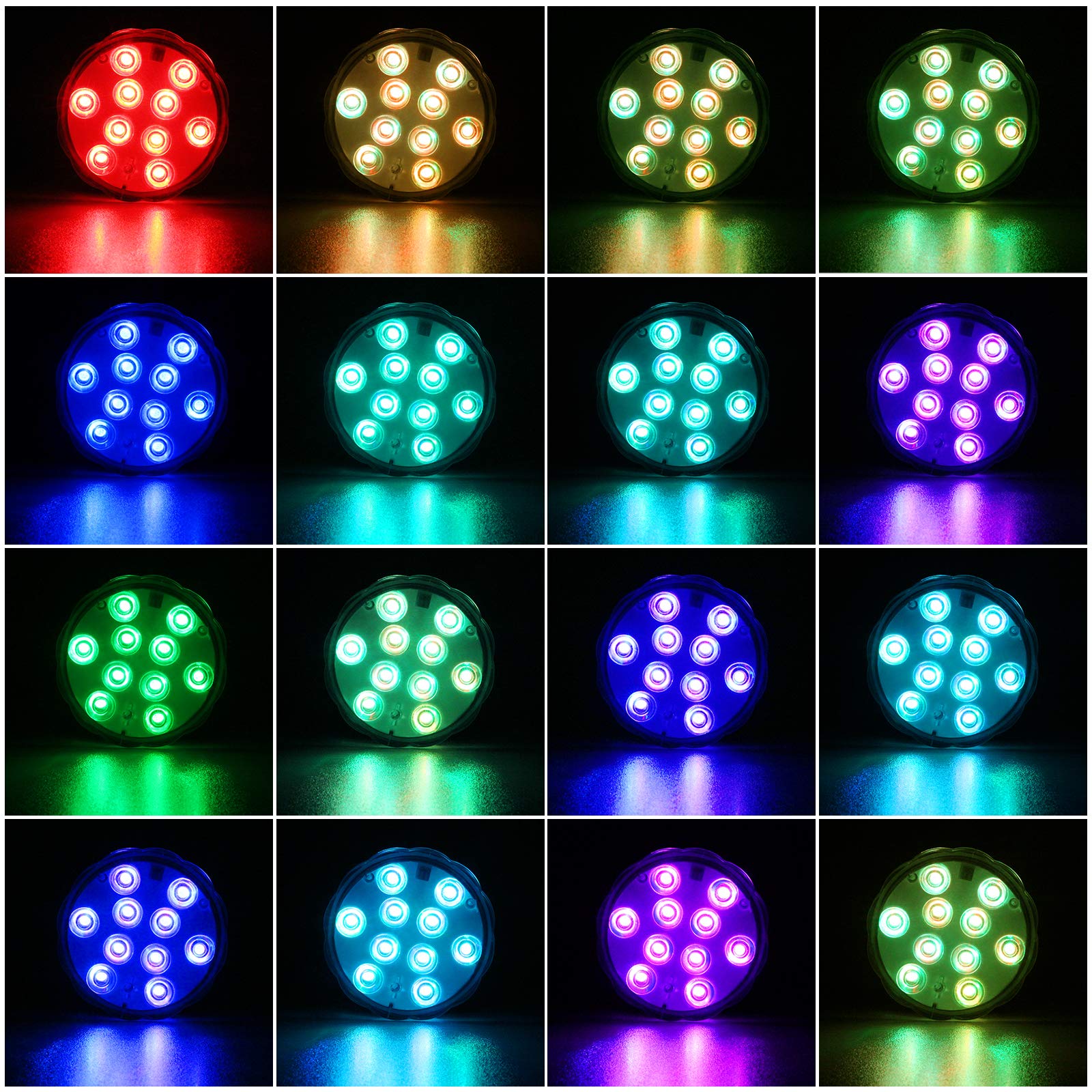 YiaMia 16-mode LED light with remote for dynamic scenes
