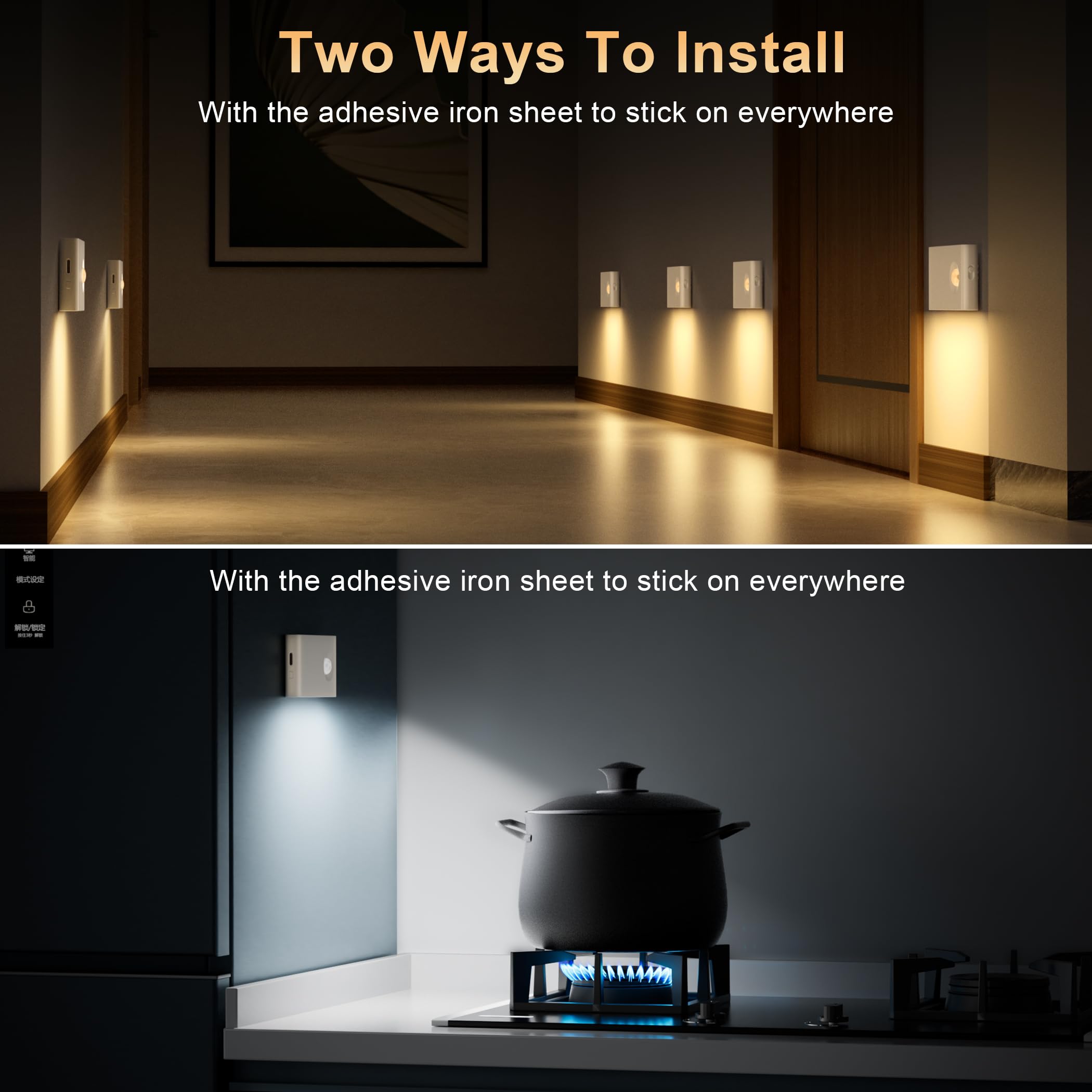 YiaMia energy-saving design reduces waste with rechargeable night lights