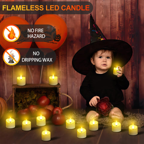 YiaMia tea lights suitable for indoor and outdoor use.