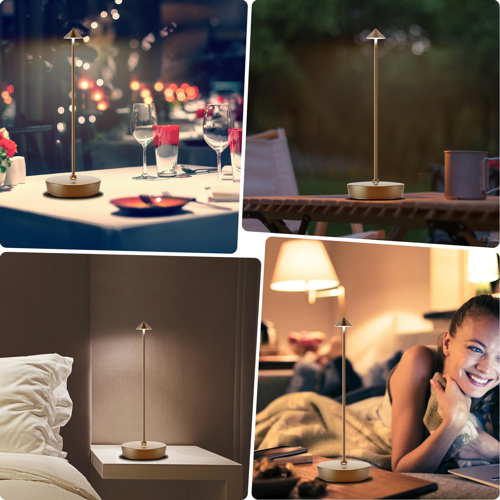 YIBEN 6000mAh battery life supports hours of bright cordless lighting