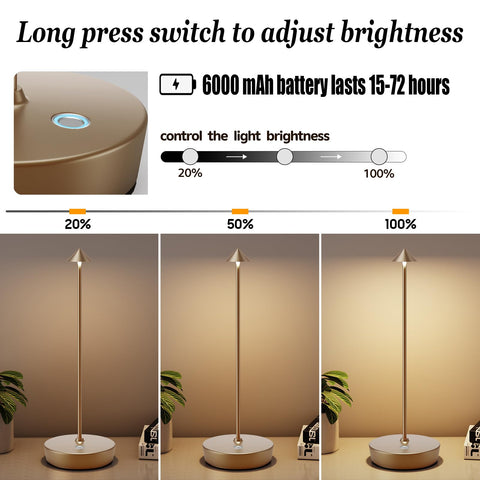 YIBEN table lamp with adjustable warm to cool light for moods and tasks