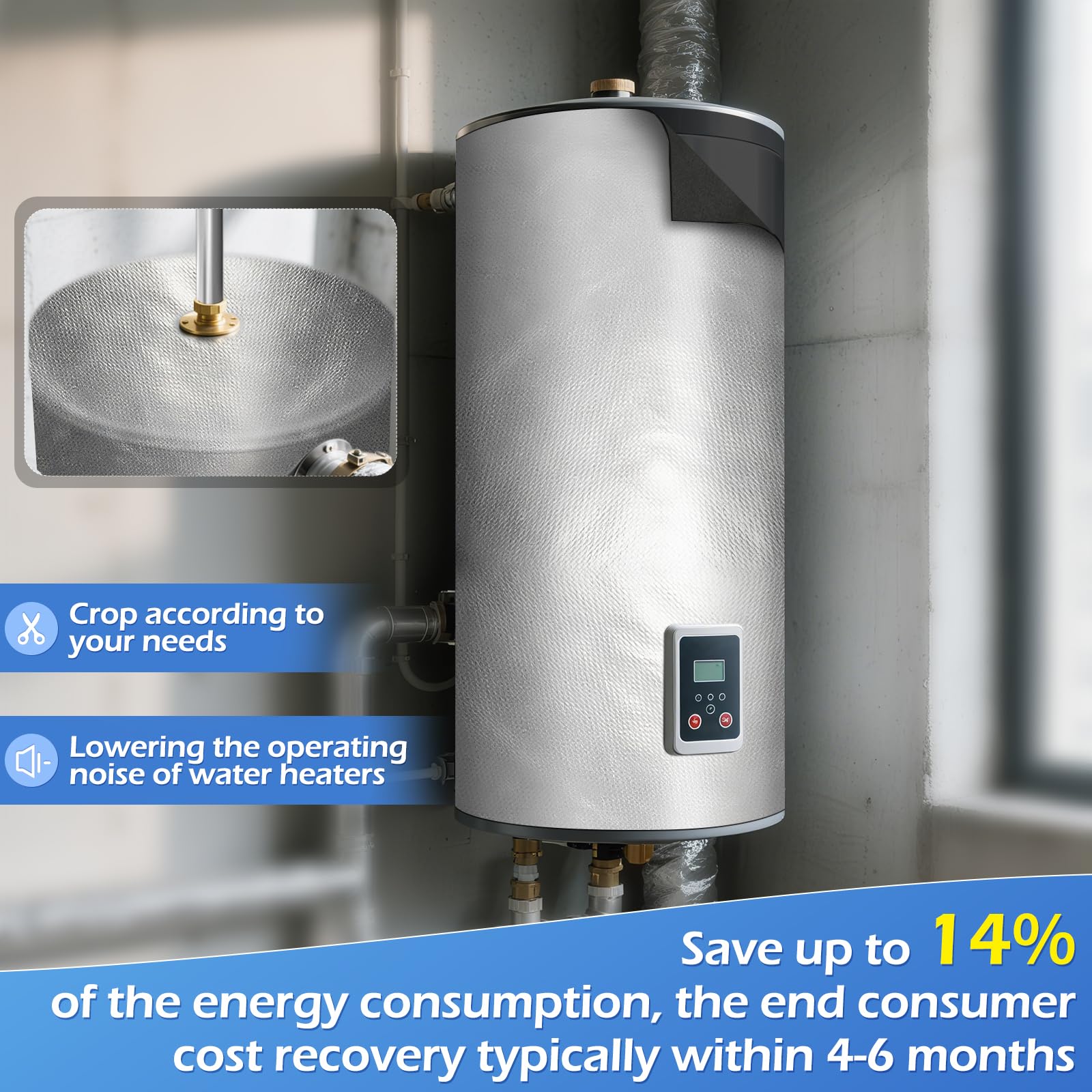 YIBOBO energy-saving design suggests potential lower energy use.