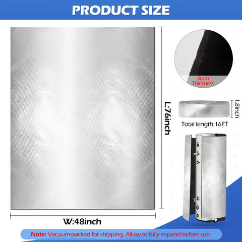 YIBOBO insulation kit includes foil tape for quick, durable DIY installation.