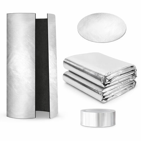 YIBOBO water heater blanket 76x48, snug insulation solution for tanks.