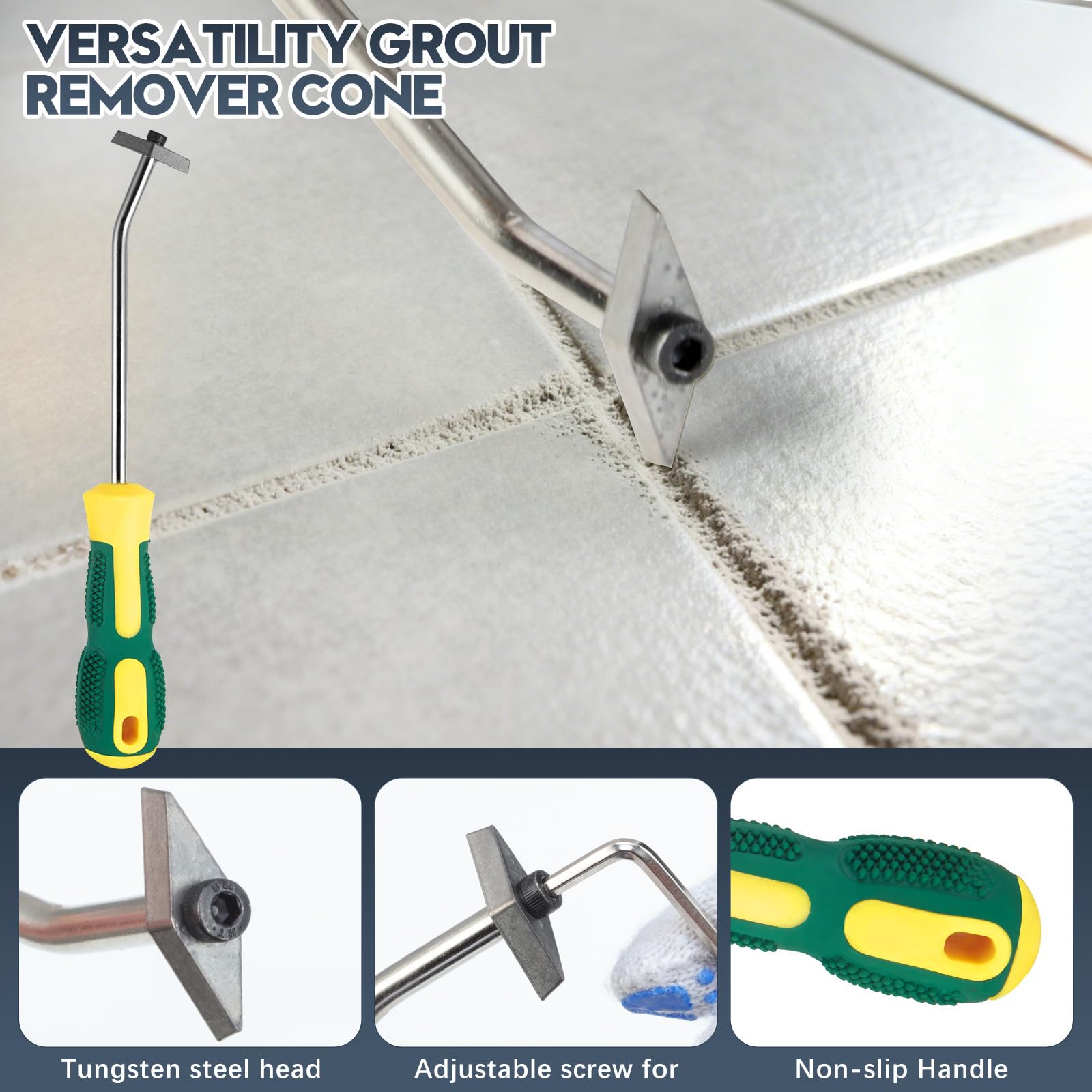 Yibrvoik scraper head with safety guards