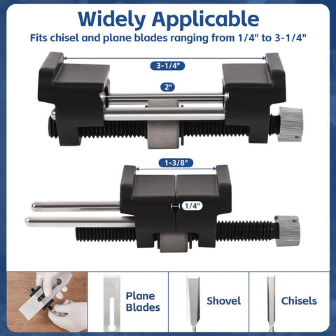 YIDAZLE adjustable honing guide with angle settings for consistent bevels