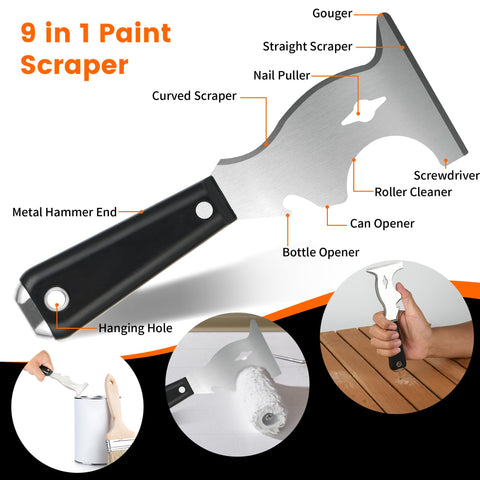 YIDAZLE 10-inch drywall taping knife for even joint coverage.