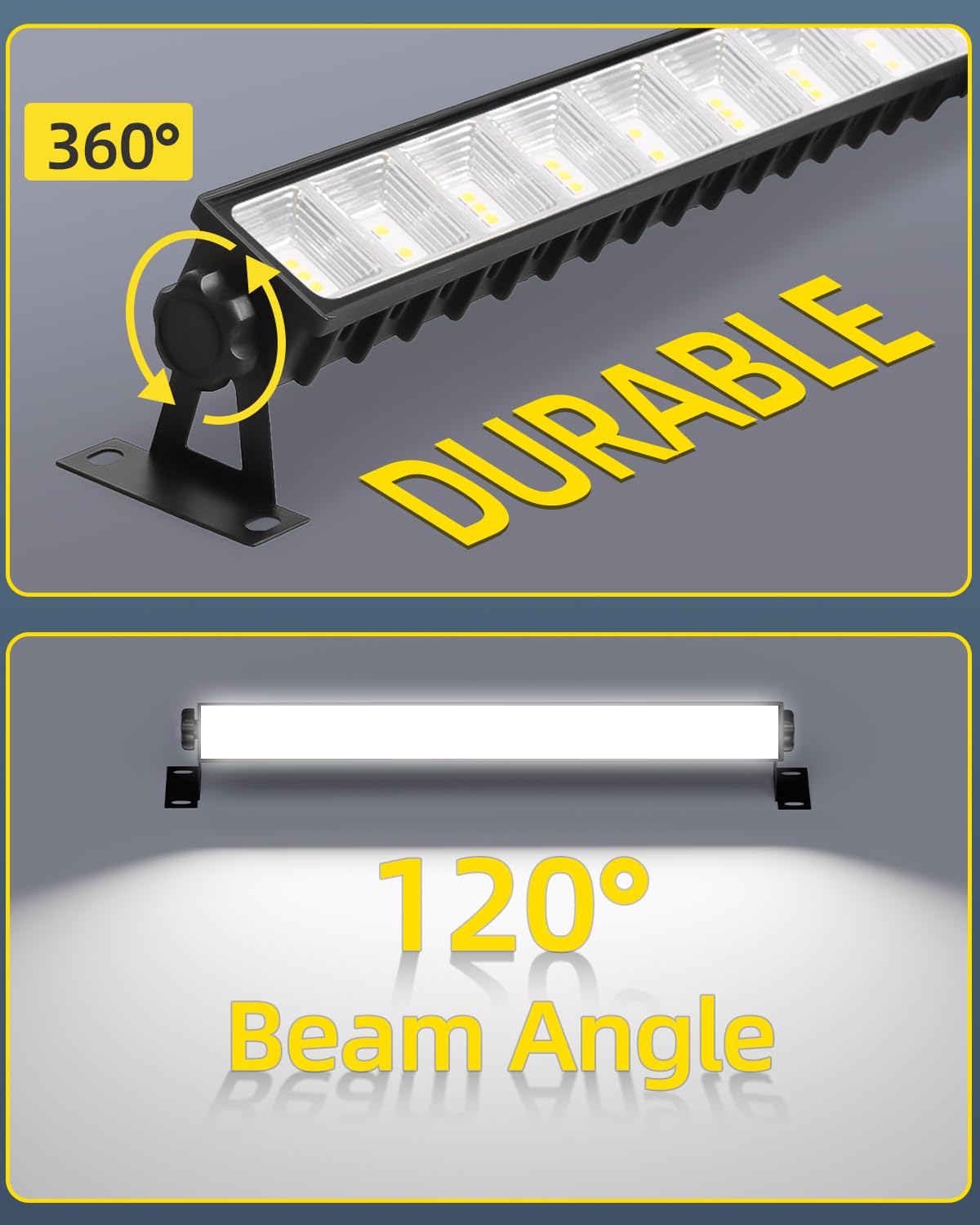 YIEELOG 15-inch panel compact and bright for tight spaces.