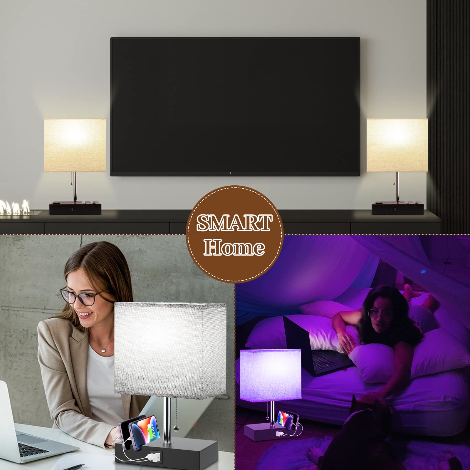 YIEELOG lamp integrated with Alexa for voice control