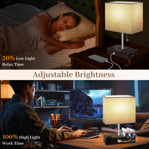 YIEELOG lamp with built in phone stand for hands free viewing