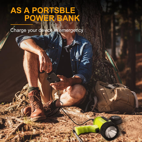 YIERBLUE foldable stand enables hands-free operation in outdoor settings.