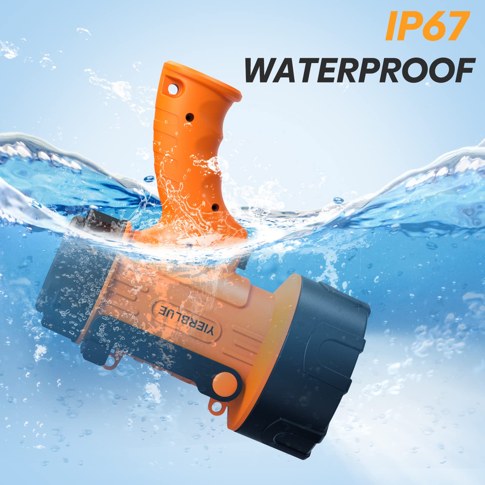 YIERBLUE spotlight sturdy design protects the system from drops and bumps.
