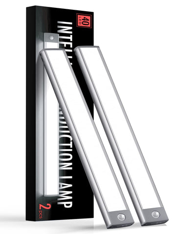 YIGER under cabinet lights 2-pack, crisp 8000K illumination for kitchens.
