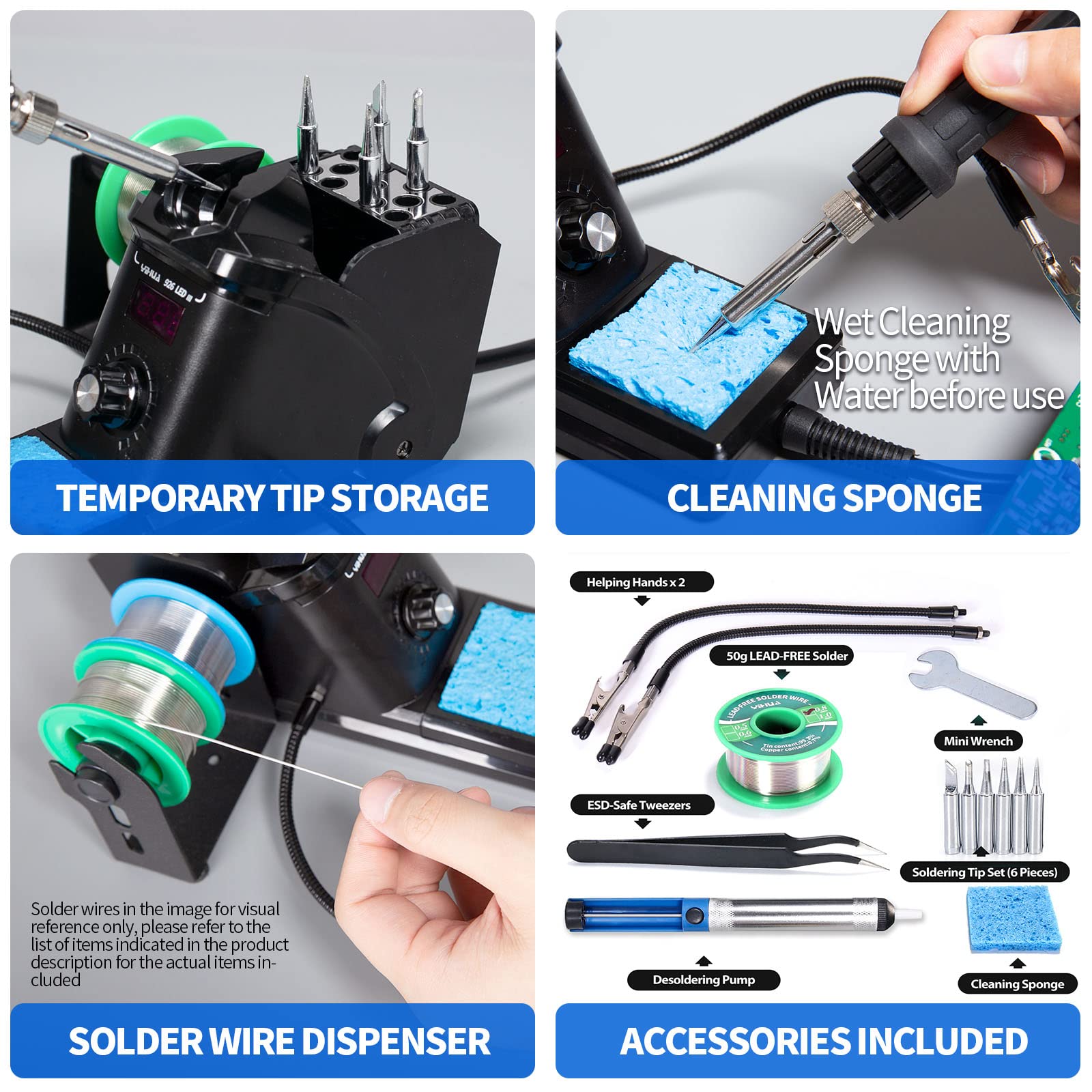 YIHUA ESD-safe tweezers protect components.