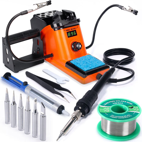 YIHUA 926 III soldering station front view with clear temperature display for precise control