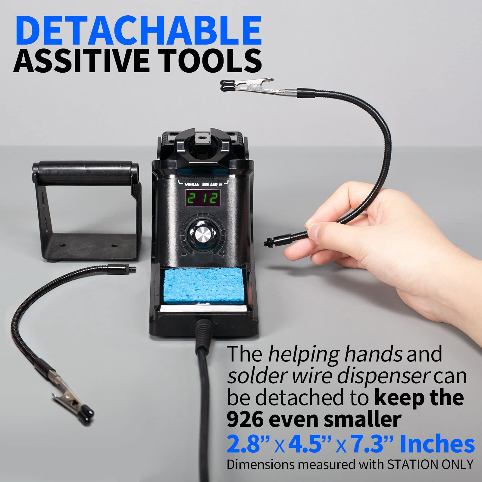 YIHUA wire dispenser keeps work organized.