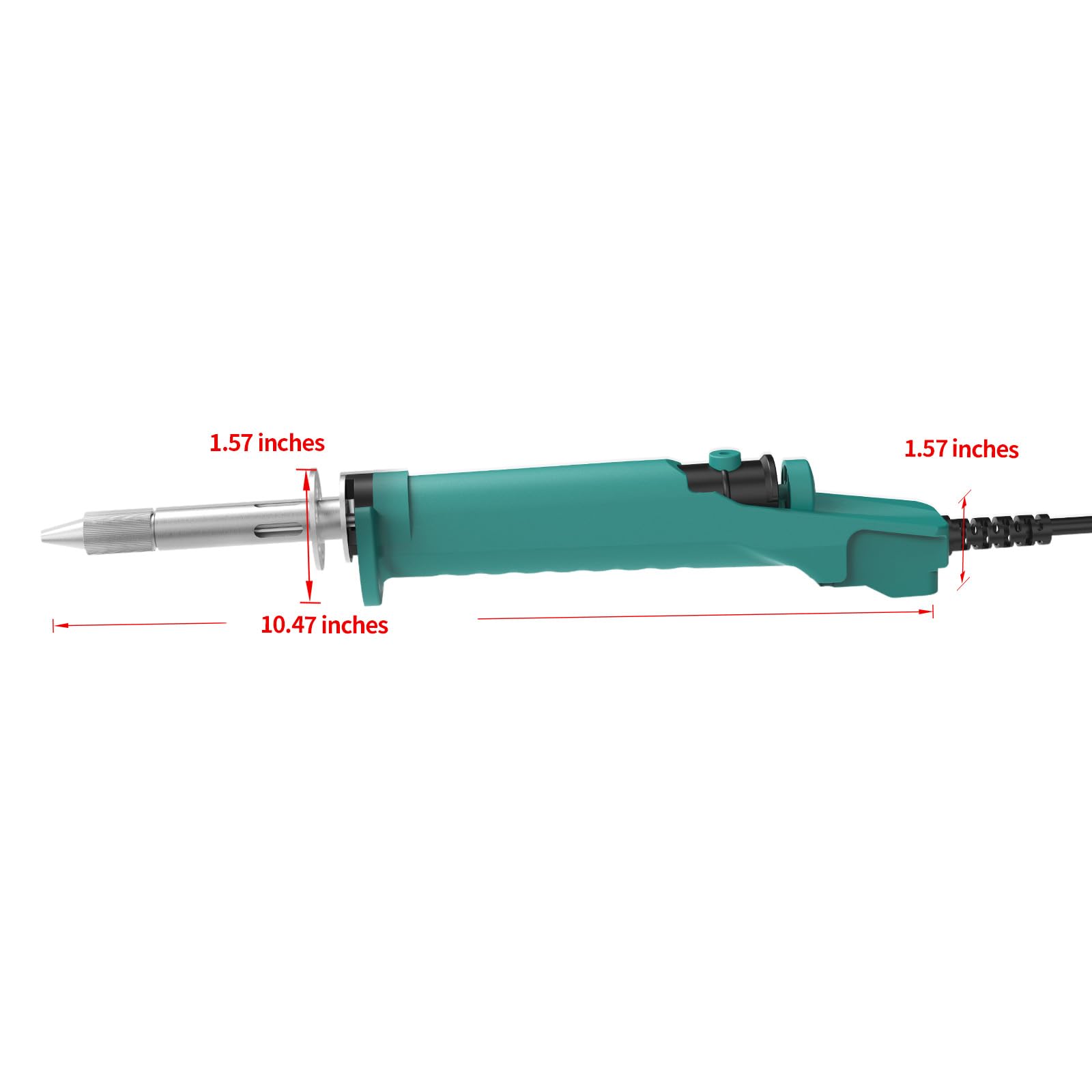 YIHUA 929D VI accessory-case image displays included nozzles and storage.
