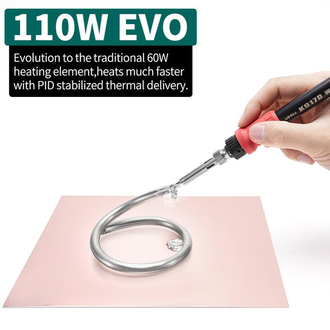 YIHUA 939D+ III EVO dual-temperature display for easy monitoring during soldering tasks.