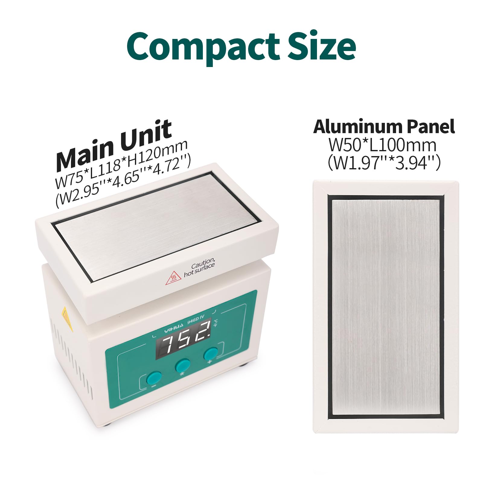 YIHUA 946D-IV safety metal surround enhances operator protection.