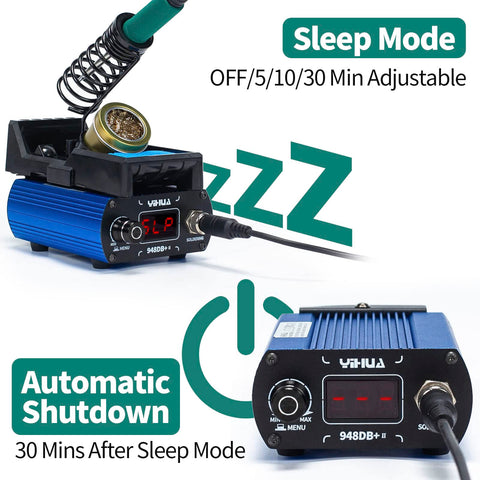 YIHUA 948DB+ II tip-change system speeds swaps.