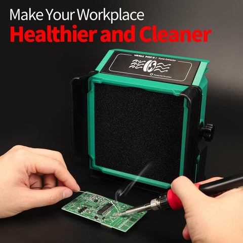 YIHUA 948DQ-I in use shows efficient air cleaning near the work area.