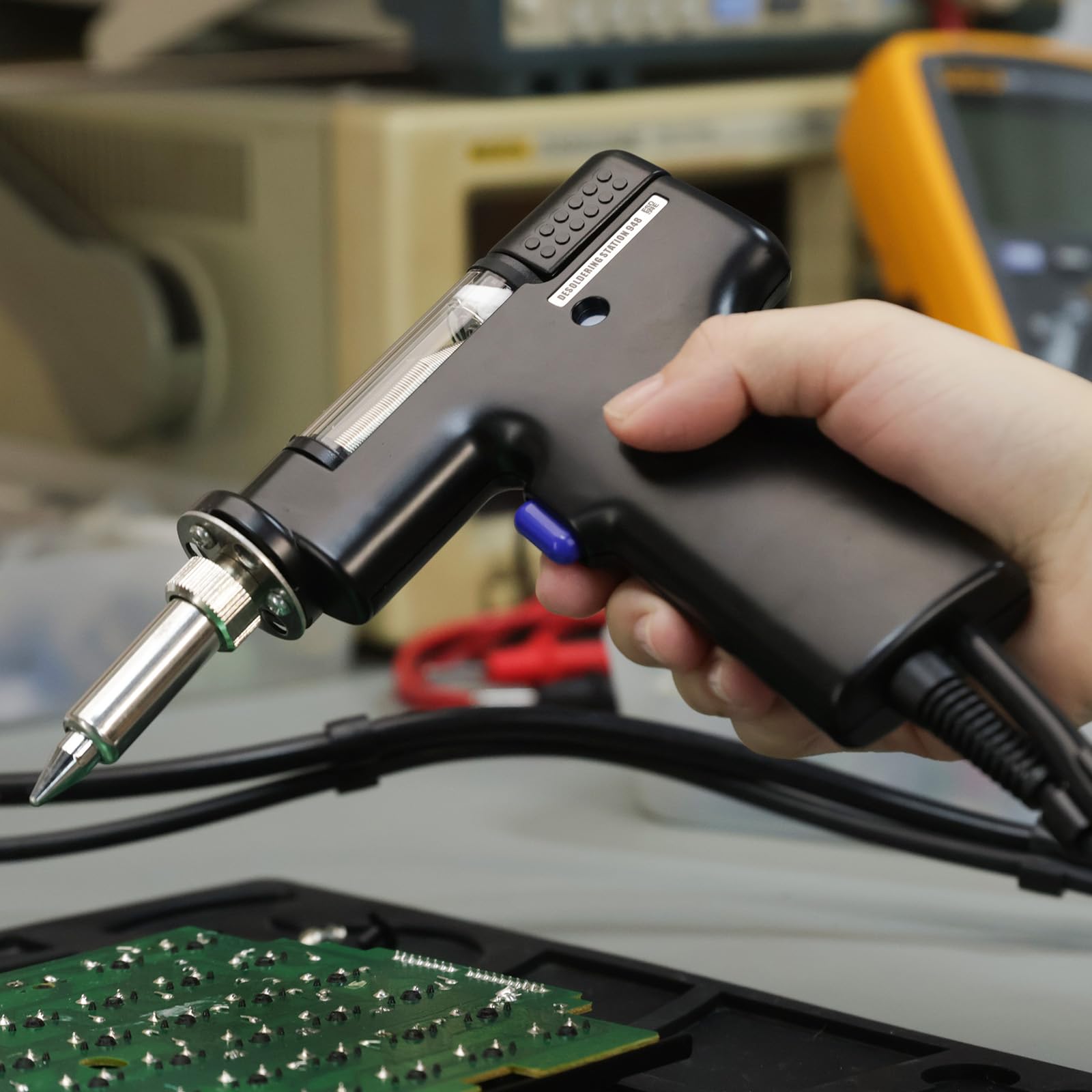 YIHUA 948G in-use setup for quick desoldering tasks.