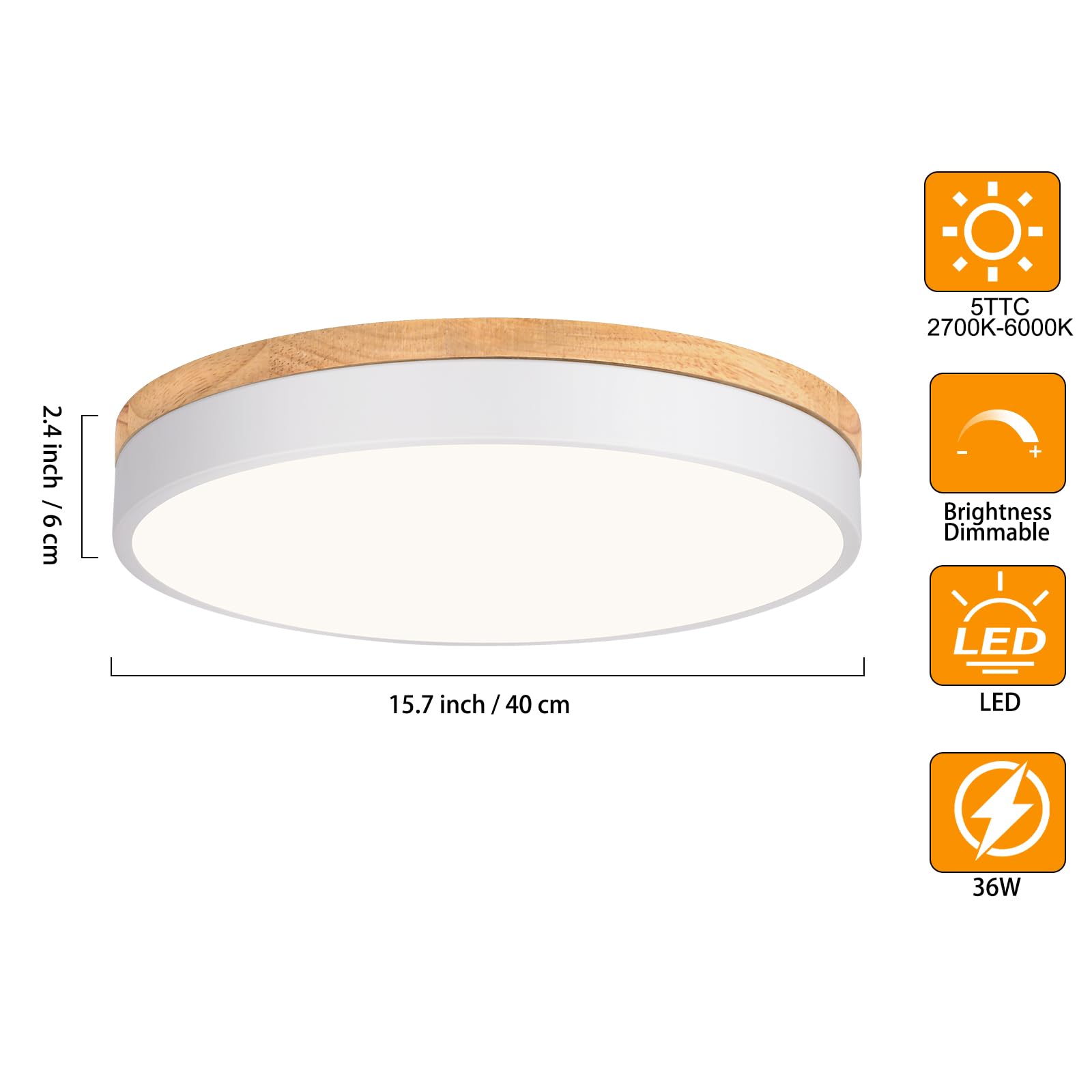 Yiisem built-in LEDs delivering long life and low maintenance