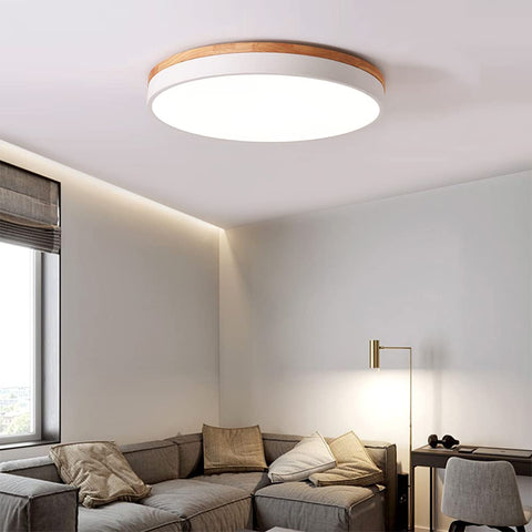 Yiisem minimalist white finish complements contemporary interiors with soft, even lighting