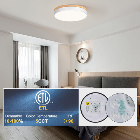 Yiisem space-saving close-to-ceiling profile offers warm ambience
