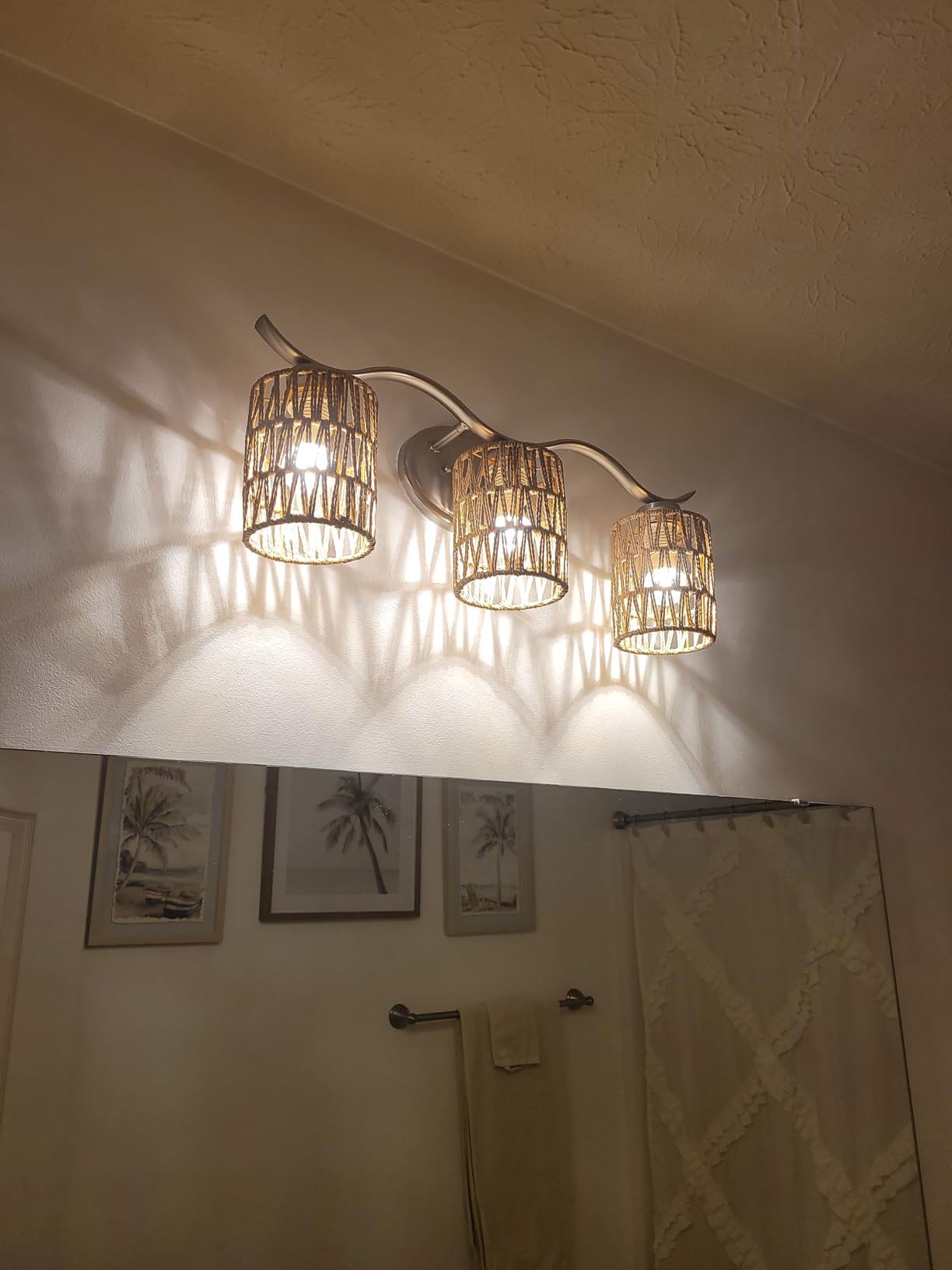 YIKEGE LICHT rattan shade packaging included for easy replacement