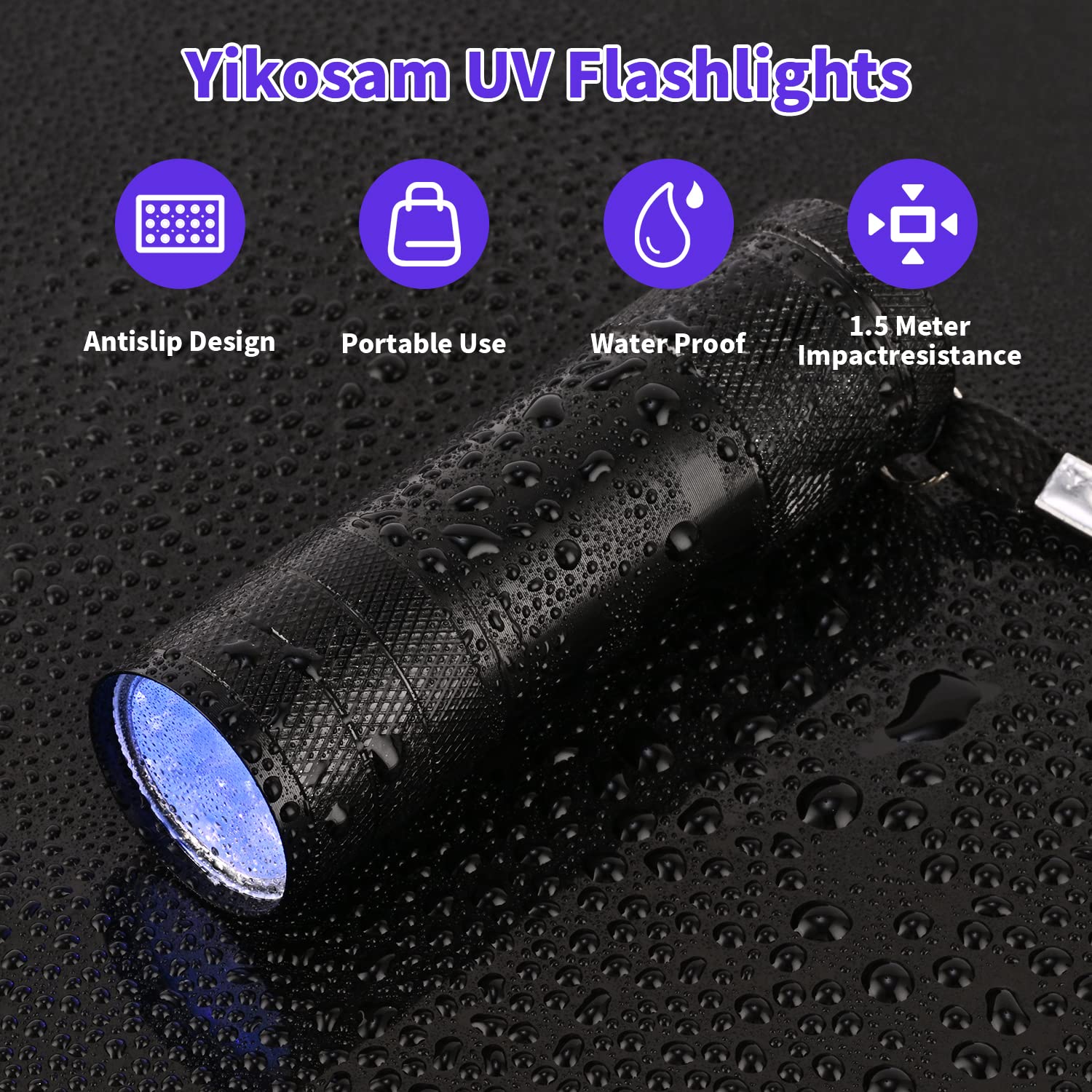 Yikosam batteries included for immediate use