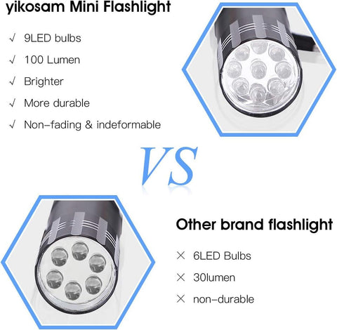 Yikosam assorted colors for quick identification and family activities.