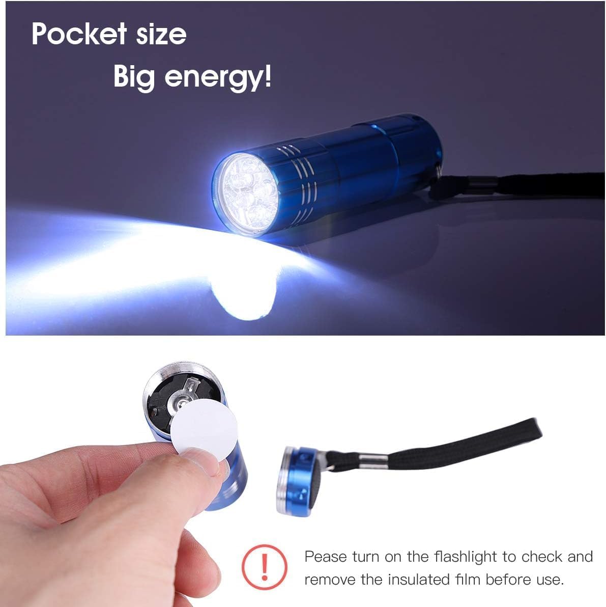 Yikosam emergency-kit flashlight provides bright light during power outages.