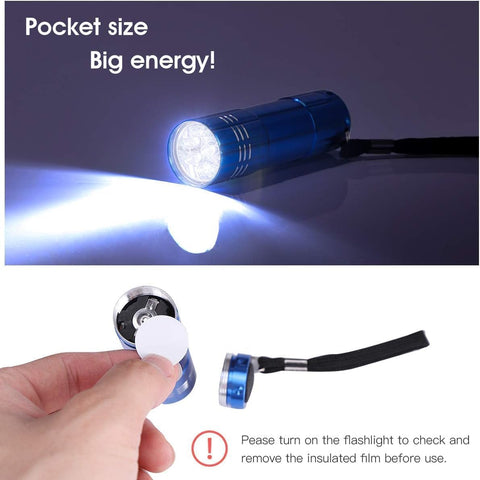 Yikosam emergency-kit flashlight provides bright light during power outages.
