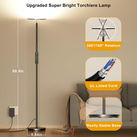 Yikuneng dimmable range from 2700K to 6500K for ambience and tasks.