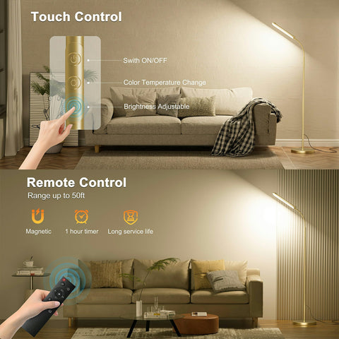 Yikuneng lamp demonstrates 2700K-6500K color temperature range.