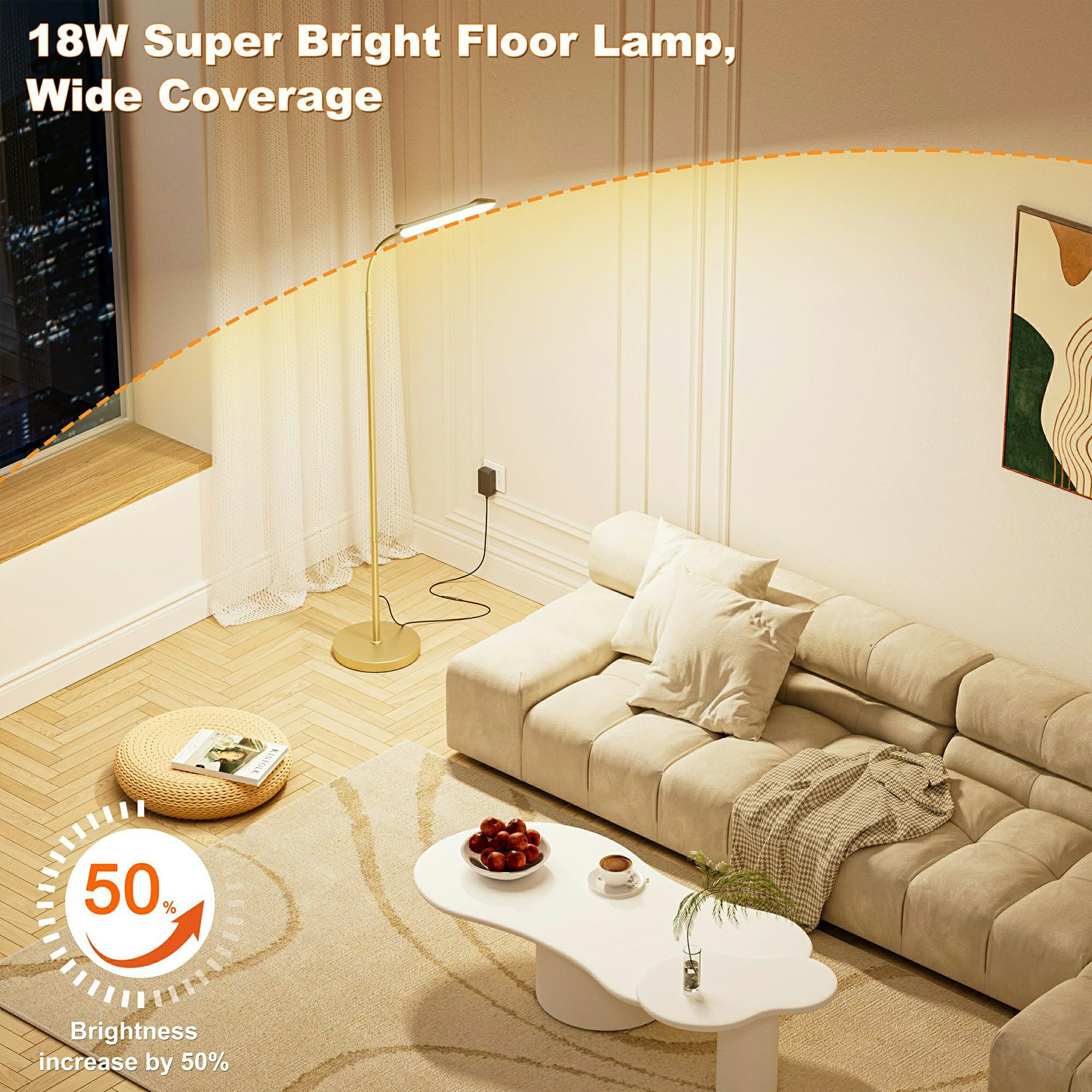 Yikuneng gooseneck with 360-degree rotation for flexible lighting.