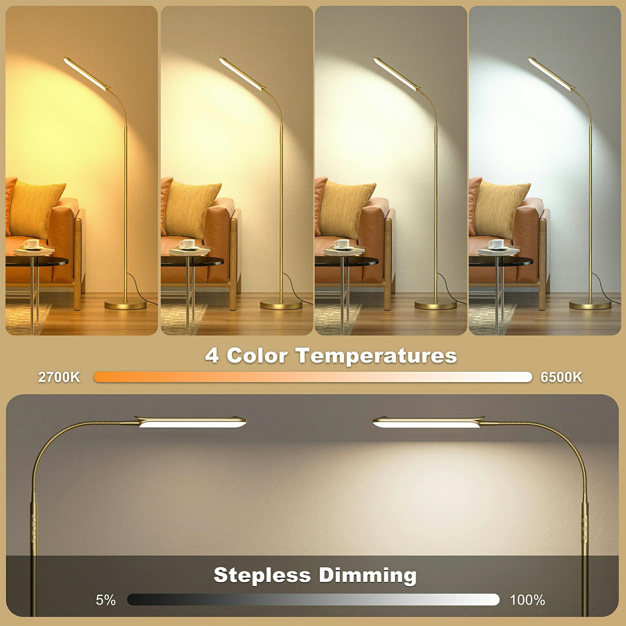 Yikuneng remote control for convenient wireless dimming and mode changes.