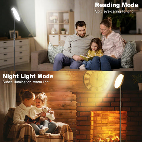 Yikuneng RGB Torchiere lamp remote range up to 49ft for easy control