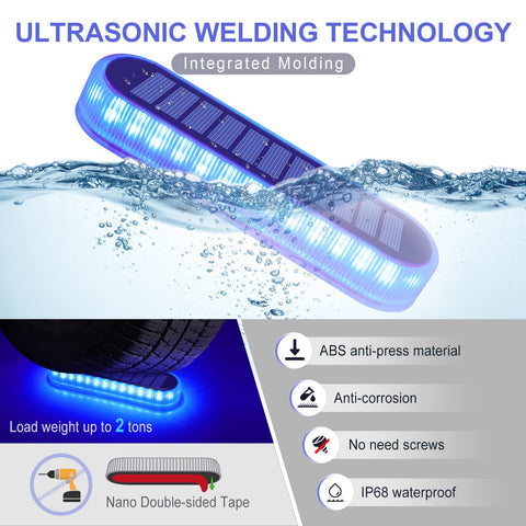YiLaie durable ABS dock lights resist corrosion and suit edge design on steps.