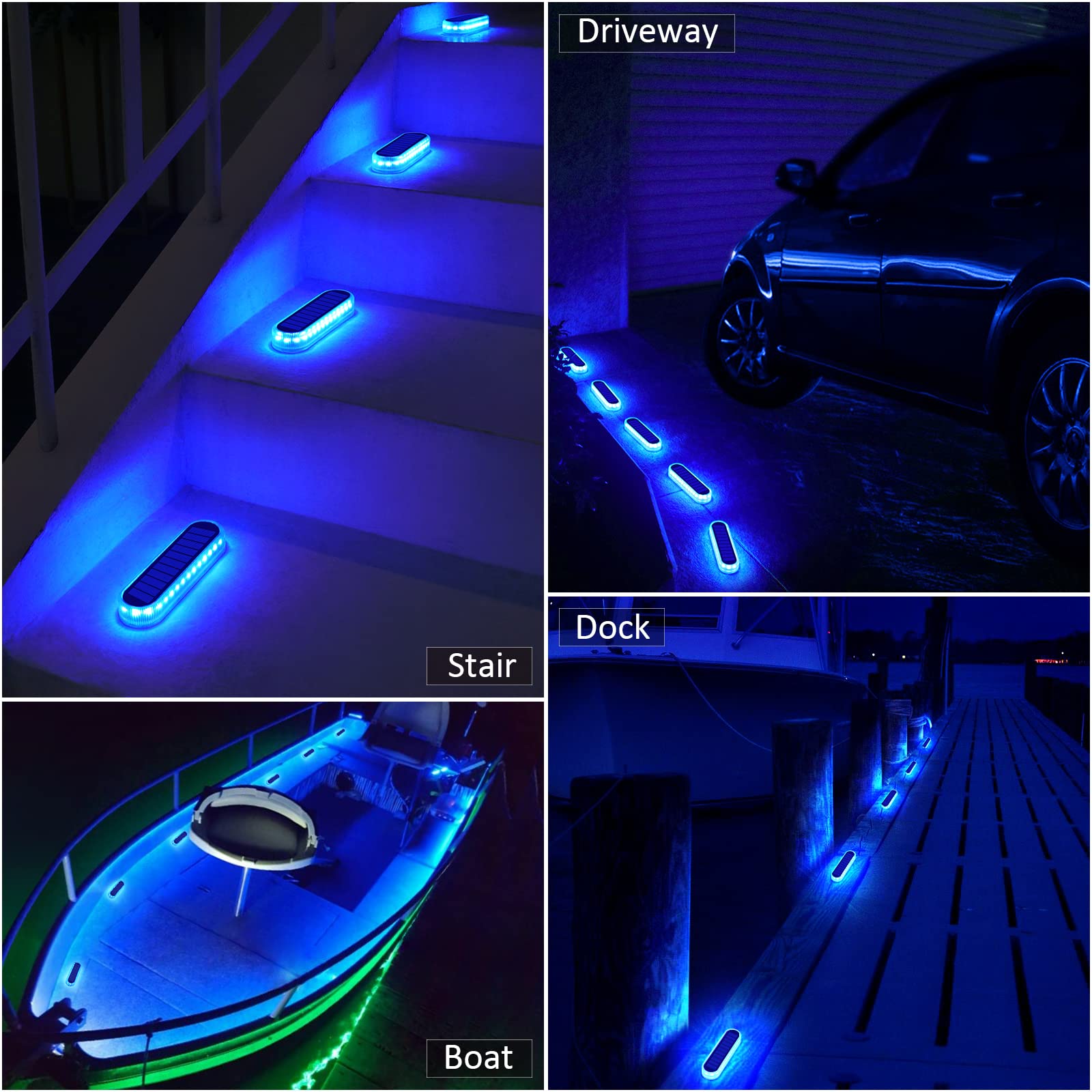 YiLaie ultrasonic-welded dock lights with no screws for durable outdoor lighting.