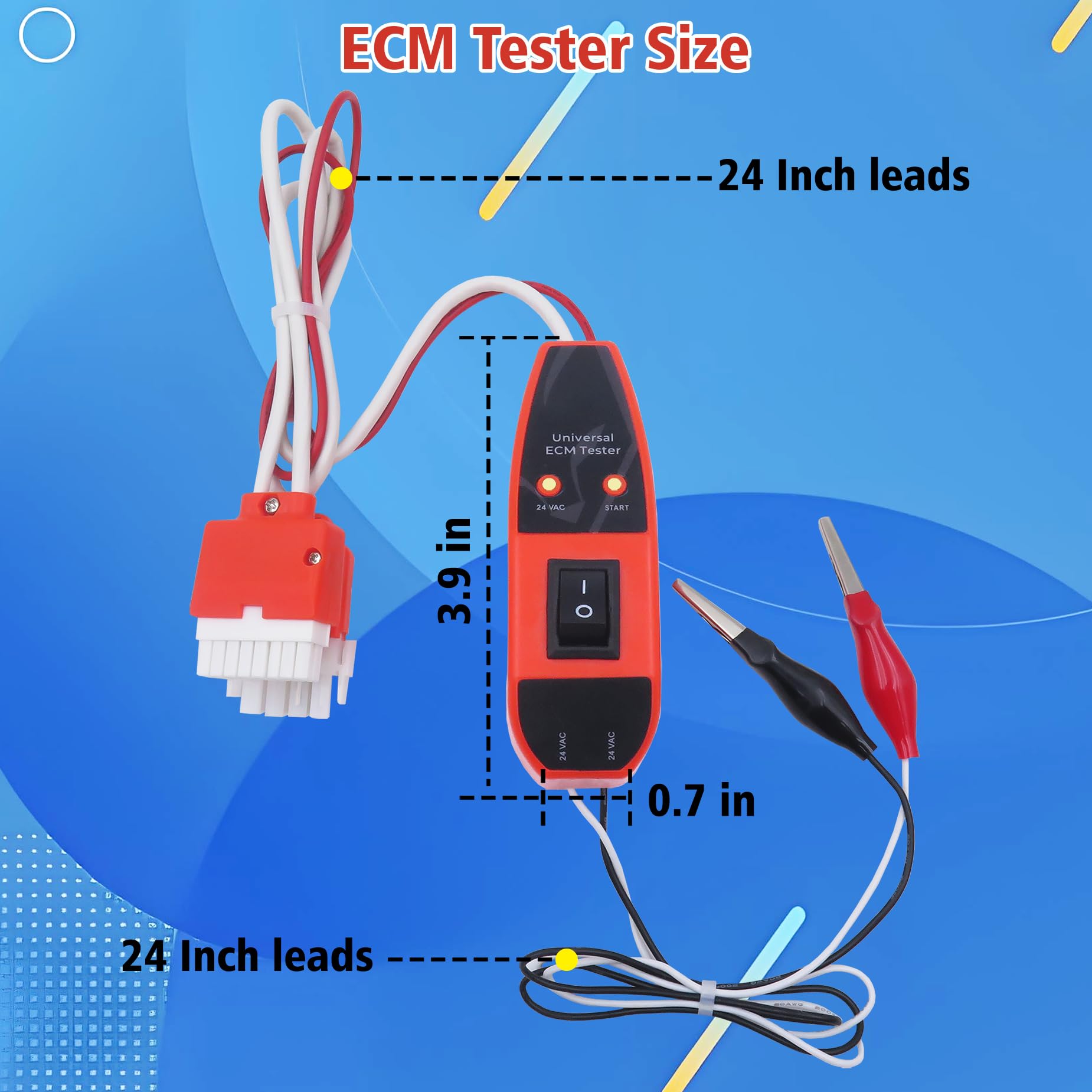 YILISAWIN leads enable easy 24VAC connection during testing