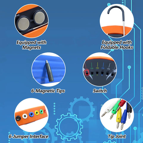 YILISAWIN bypass tool kit with alligator clips enabling quick circuit checks