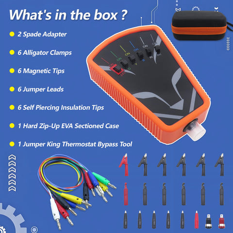 YILISAWIN jumper leads simplify low-voltage testing across units