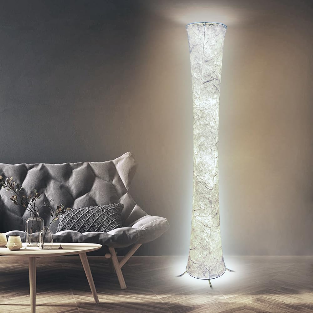 Yinghuochong floor lamp in a living room setup for ambience.