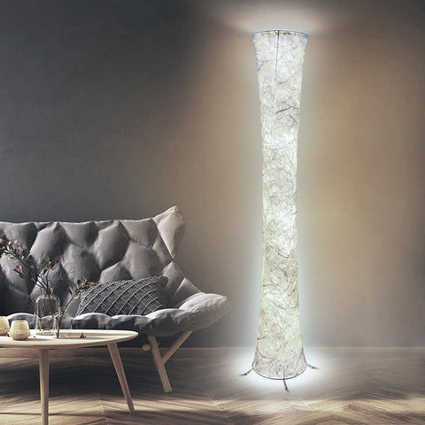 Yinghuochong floor lamp in a living room setup for ambience.